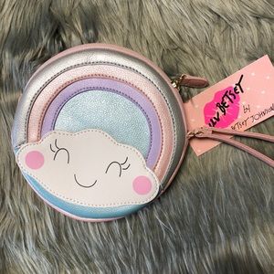 🌈 ☁️ Luv Betsey Rainbow W/ Cloud Wristlet 🌈 ☁️
